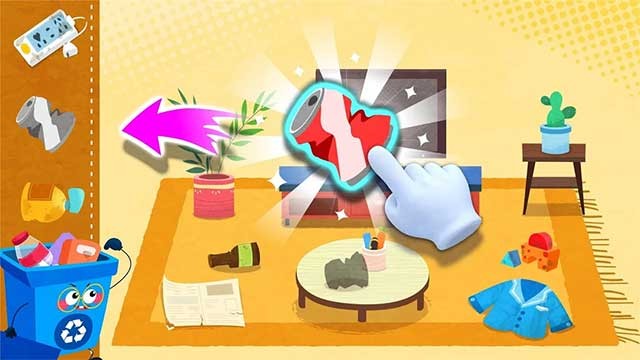 Giúp thị trấn của gấu trúc nhỏ trở nên gọn gàng và ngăn nắp hơn