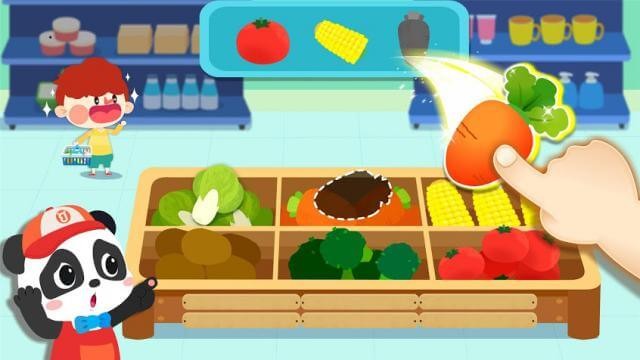 Giúp khách chọn mua rau củ quả