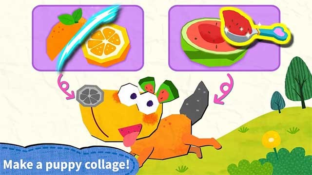 Tạo ra 5 loài động vật ngộ nghĩnh trong Baby Panda's Creative Collage Design