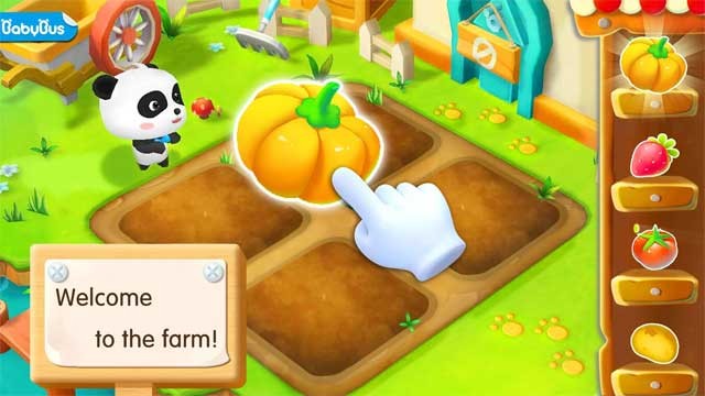Chào mừng bé đến trang trại đáng yêu của gấu trúc nhỏ trong Baby Panda's Farm cho Android
