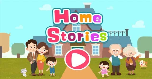 Trải nghiệm cuộc sống của một gia đình trong Baby Panda's Home Stories cho Android