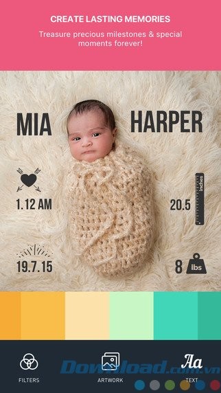 Sửa ảnh bé yêu