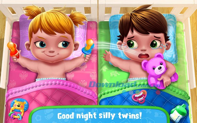 Dỗ các bé đi ngủ thật ngoan