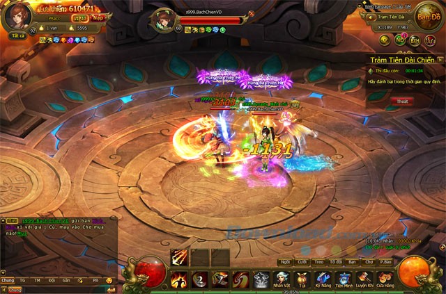 Giao diện game Bách Chiến Vô Song 2