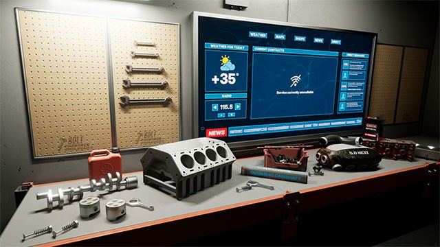 Back To Drive là game mô phỏng lắp ráp, lái xe và sinh tồn trên vùng đất cyberpunk