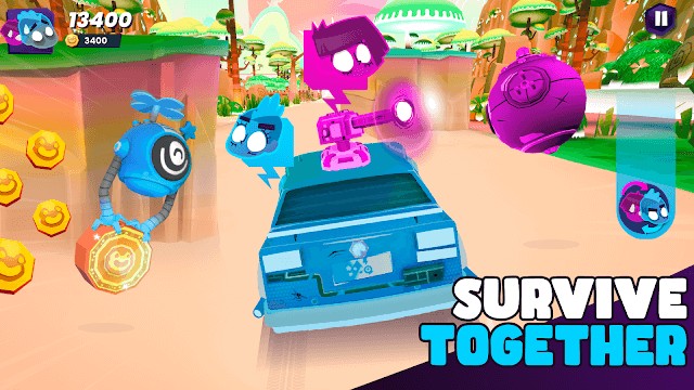 Cùng nhau hợp tác và sống sót giữa vô số robot trong game Back2Back