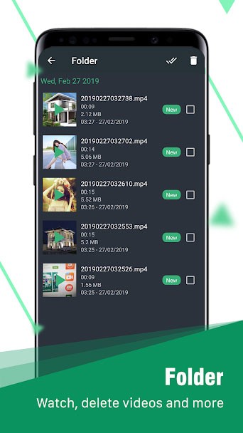 Quản lý video đã quay và bảo mật chúng