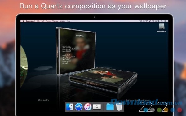 Backgrounds cho Mac có nhiều chế độ hình nền độc đáo nhất từng thấy