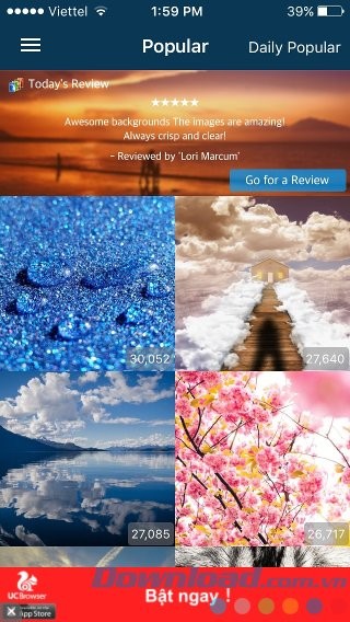 Hình nền được yêu thích