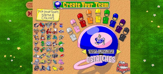 Xây dựng đội hình mơ ước với 7 cầu thủ được chọn từ 30 nhân vật Backyard Sports