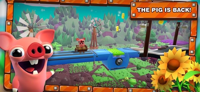 Chú lợn hồng đáng yêu đã quay lại trong Bacon Escape 2