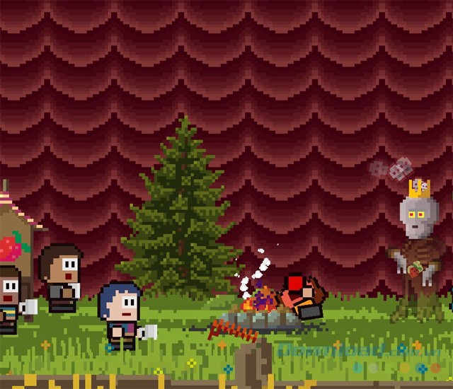 Người chơi phải đối phó với quái vật bị quán trà đánh thức