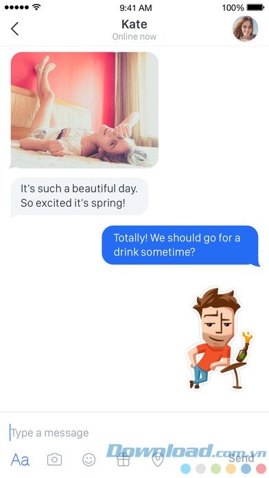 Trò chuyện vui nhộn trên Badoo