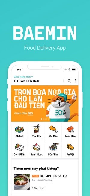 Ứng dụng giao đồ ăn trực tuyến