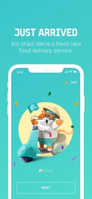 Giao đồ ăn nhanh trên iPhone