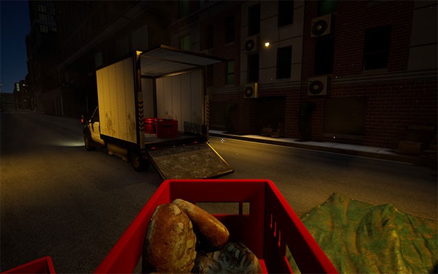 Vận chuyển những chiến bánh mì giòn thơm đến cửa hàng trong Bakery Simulator