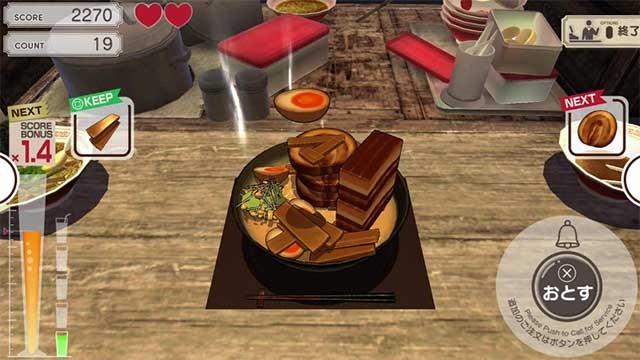 Có rất nhiều nguyên liệu món ăn đa dạng để liên tục chơi mà không thấy chán