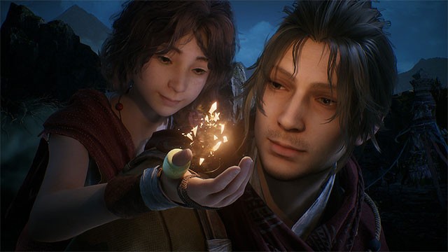 Nhập vai sứ giá, cõng cô gái trên lưng và cùng nhau khám phá, chiến đấu để bảo vệ vùng đất