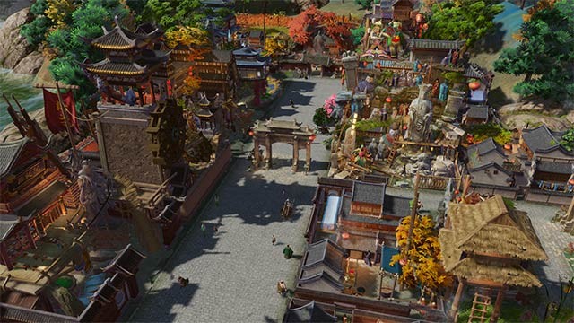 Khôi phục và phát triển thị trấn cũ trong game Ballad of Hongye