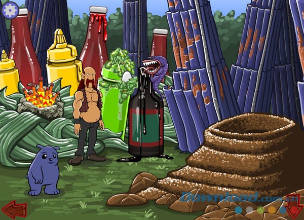 Đồng hành cùng các nhân vật chính trong game phiêu lưu Ballads of Reemus: When the Bed Bites cho máy tính