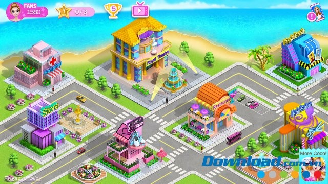 Ballerina có nhiều địa điểm cho công chúa chọn