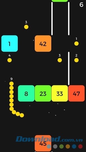 Balls VS Blocks cho Android nối bóng