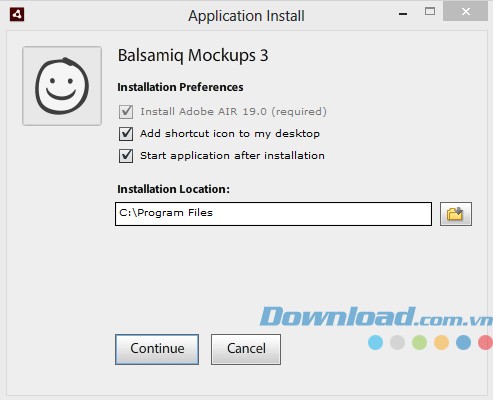 Chọn nơi lưu trữ cài đặt cho phần mềm