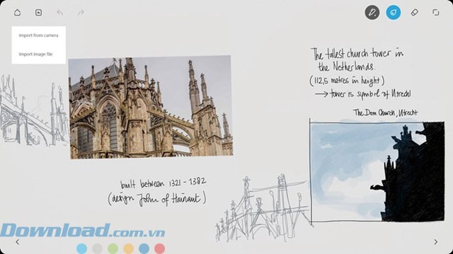 Thêm hình ảnh vào ghi chú