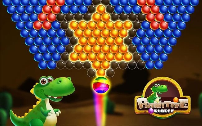 Giao diện một level trong game bắn bóng