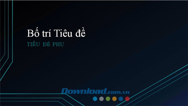 Bản trình bày ba đường mạch điện