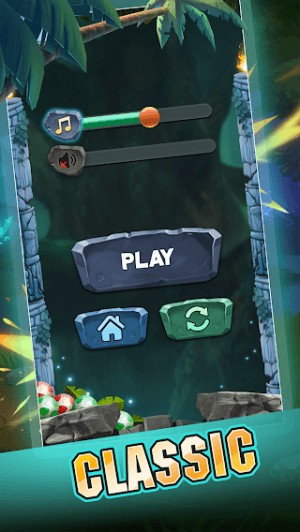 Egg Shooter là game bắn bóng hay bắn trứng khủng long cổ điển