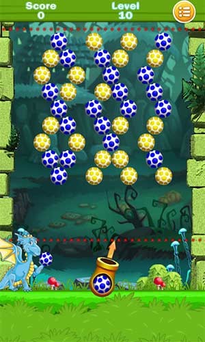 Bắn và phá hủy các cụm bóng đồng màu