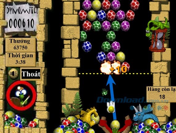 Download Bắn Trứng Khủng Long - Game bắn bóng hấp dẫn trên PC.