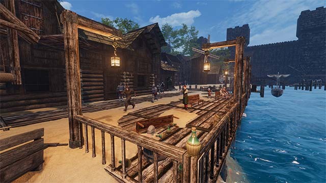 Bối cảnh game Bandit Simulator là thế giới Trung cổ rộng mở