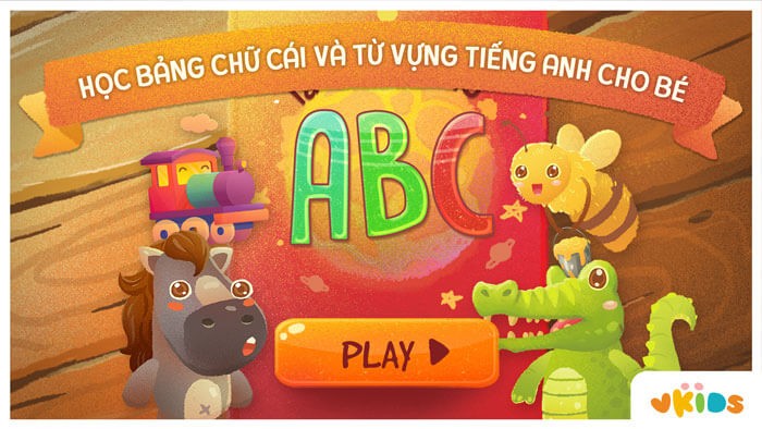 Học bảng chữ cái và từ vựng Tiếng Anh cho bé