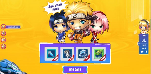 Báo danh hằng ngày để nhận quà