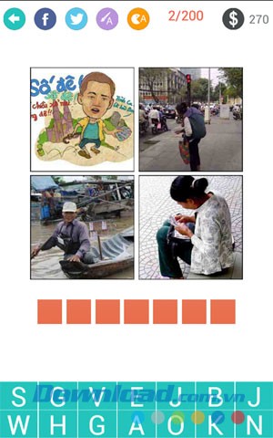 Bánh Chưng - 4 hình 1 từ for Android