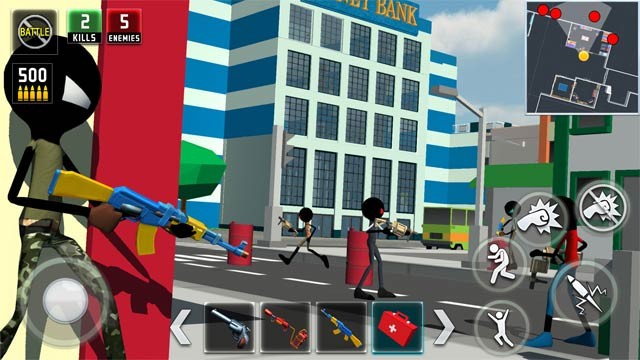 Hạ gục cướp ngân hàng