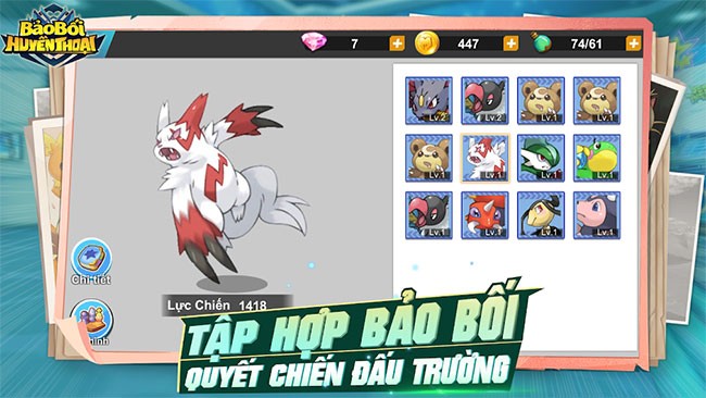 Game đấu PET Bảo Bối Huyền Thoại cho Android