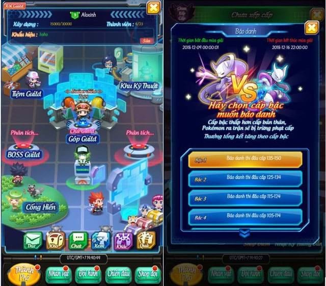 Game đấu Pokemon