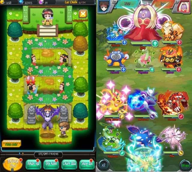 Giao diện game Bảo Bối Thần Kỳ