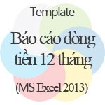 Mẫu Báo Cáo Dòng Tiền 12 Tháng - Download Miễn Phí