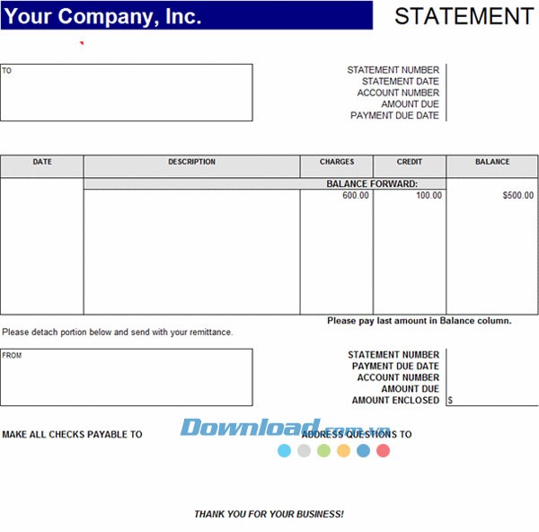 Báo cáo tài khoản