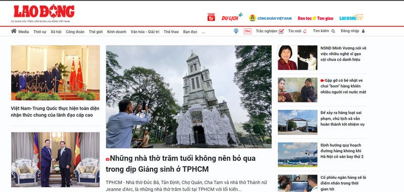 Trang Báo Lao Động - Tin tức và tạp chí cập nhật liên tục
