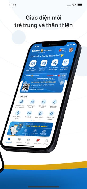 Giao diện mới thân thiện