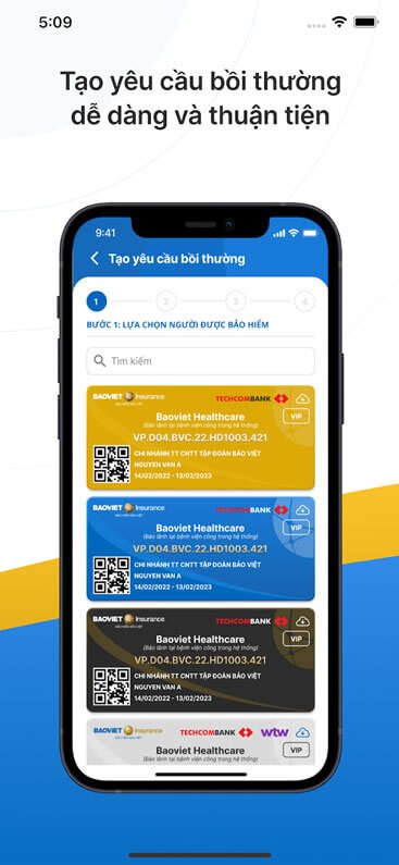 Tạo yêu cầu bồi thường