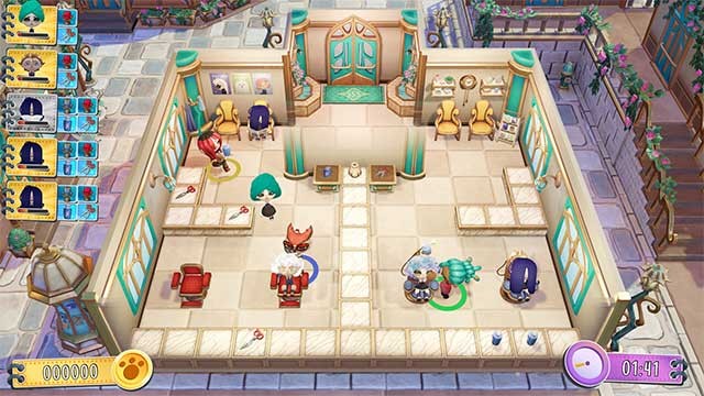 Barber Party là game co-op quản lý tiệm làm tóc sôi động giống Overcooked