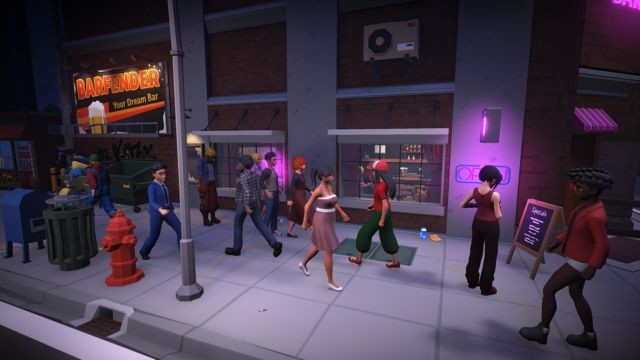 Tiến bộ để mở khóa nội dung mới và mở rộng quán bar theo thời gian