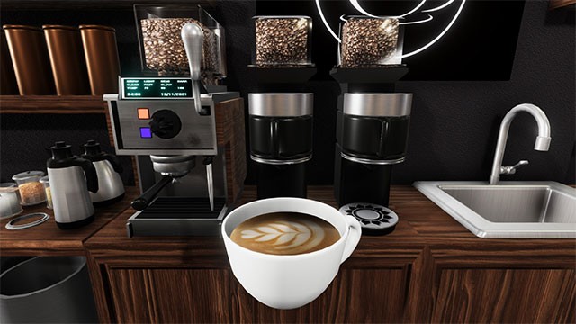Tự tay pha chế những ly cafe thơm ngon và bắt mắt trong Barista Simulator game