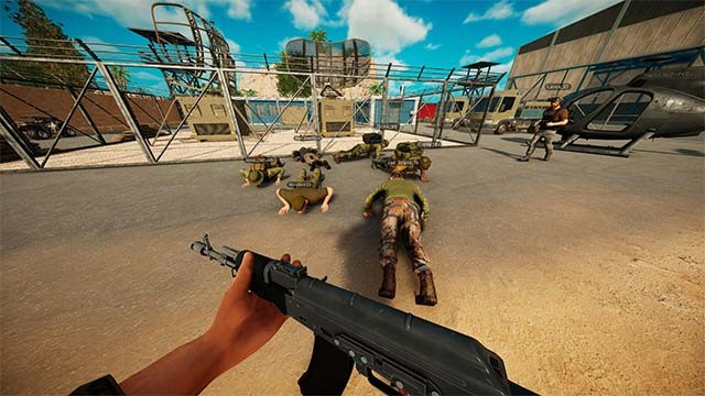 Chơi game Barracks Simulator ở góc nhìn thứ nhất vô cùng sinh động